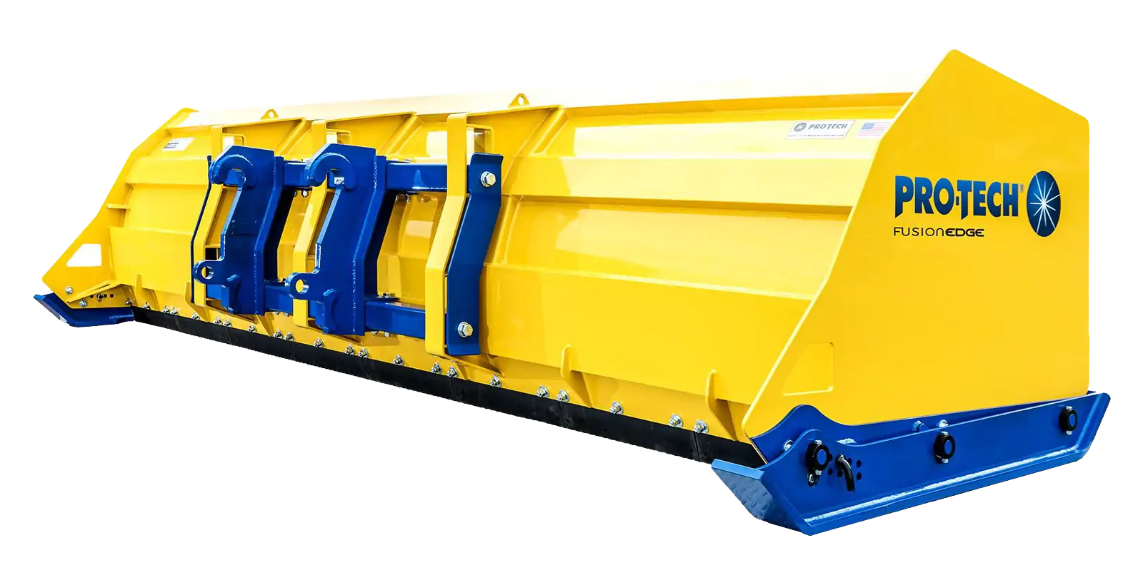 Sectional Snow Pusher For Loader and Skid Steer